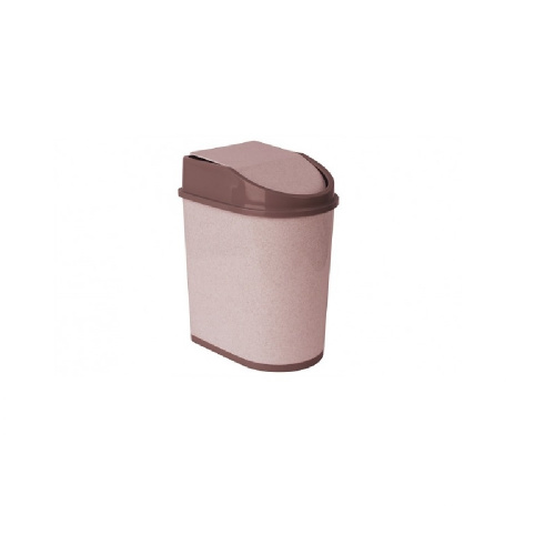 Контейнер для мусора 5 л (беж.мрамор)