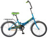 Велосипед Novatrack 24" складной,TG,синий,тормоз нож,AL обода,багажник, рама сталь