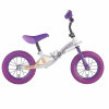 Беговел 12" NOVATRACK MAGIC белый,цветной спицованный обод,камера,покрышка