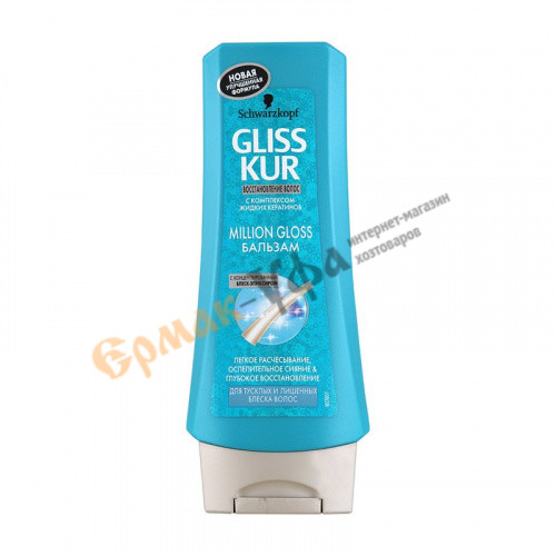 Бальзам GLISS KUR Million Gloss 200мл