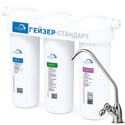 Фильтр Гейзер-Стандарт 3-ступ. для жесткой воды