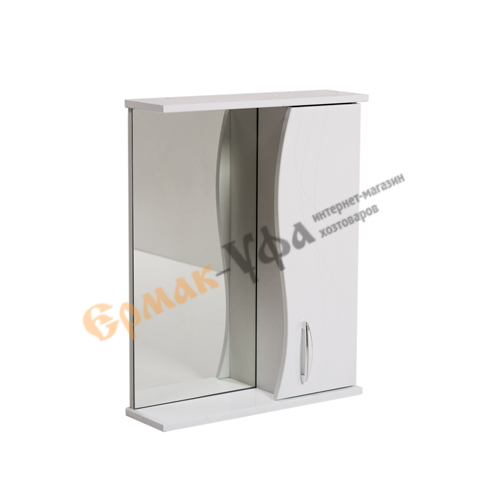 Шкаф зеркальный Панда 650 ЭКО-1, Белый 