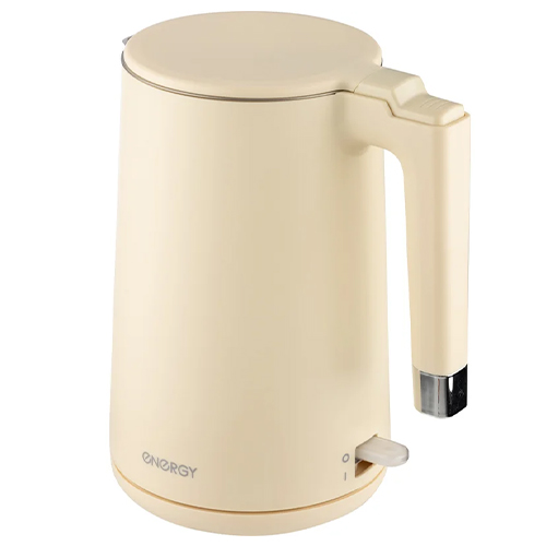 Чайник Energy E-215 (1,7 л), бежевый, двойной корпус