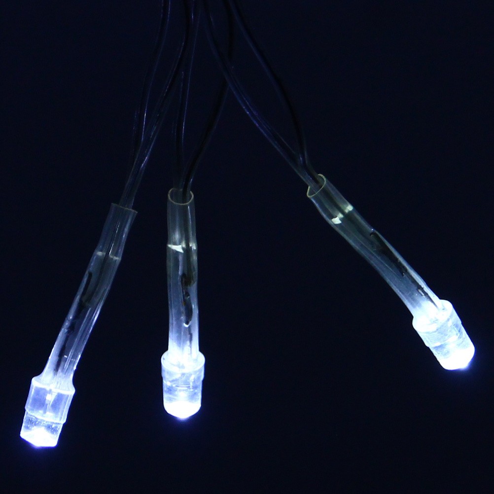 Гирлянда для дома СЕТКА ш1,5* в1,5м 120 ламп LED, прозр.пров.,8 реж, IP-20, Белый