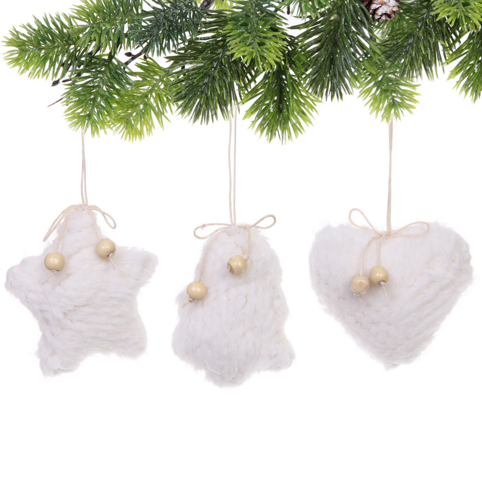 Подвеска "Мягкий сюрприз" 8 см (в ассортименте), Белый