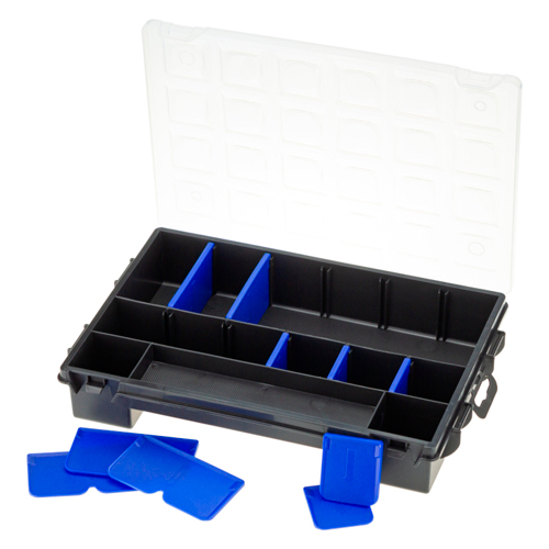 Органайзер для мелочей IDEA ТВИН М 2982, средний 270 х 190 х 50 мм, синий