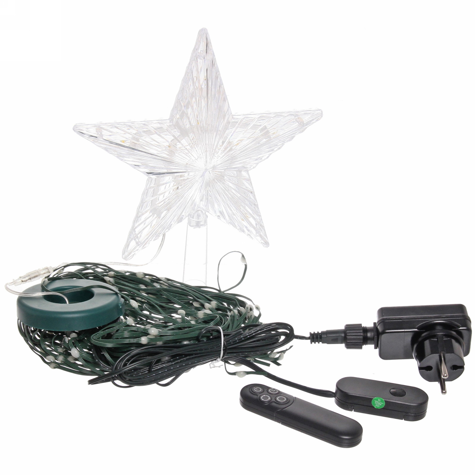 Елка с гирляндой "Ёлка" в1,8 м, d-0,6 м 17 линий 272 лампы LED, зелен. пров, более 8 реж,IP-20, RGB