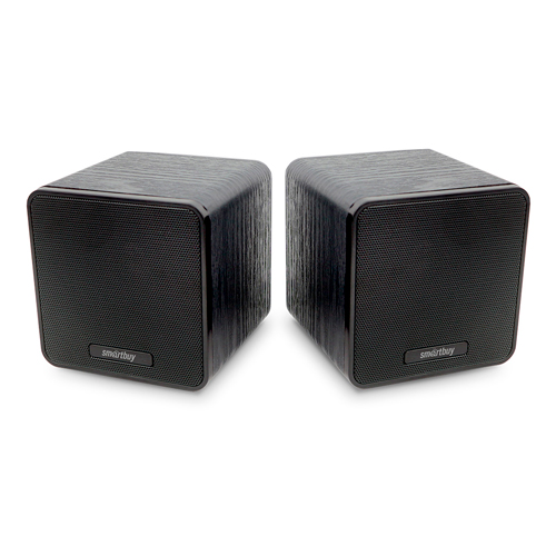 Система акустическая 2.0 Smartbuy CUBES, супер звук, дерево, 6Вт, SBA-4650/20, черная