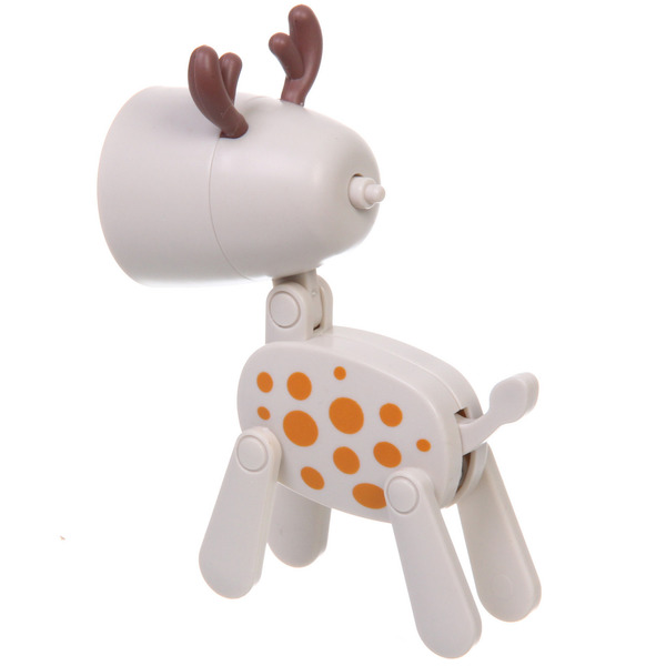 Настольная лампа "Sweet - Жирафик" LED 5,5*5,5*9,6 см, батарейки AG3 0.2W, Бежевый