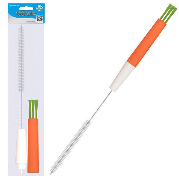 Щетка-ершик для чистки труднодоступных мест. Длина 24 см. 