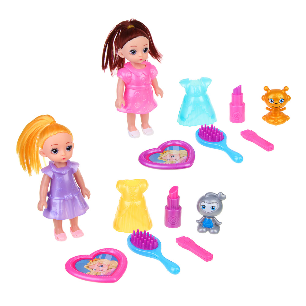 ИГРОЛЕНД Кукла с аксессуарами в пакете, PP, PVC, 17,5х3,5х24 см