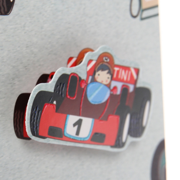 Пакет подарочный "Машинки" 18*23*8 см, микс