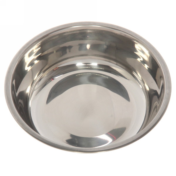 Миска металлическая "Колор-Сердце" 250мл 18,8*6см на пластиковой подставке, цвет голубой