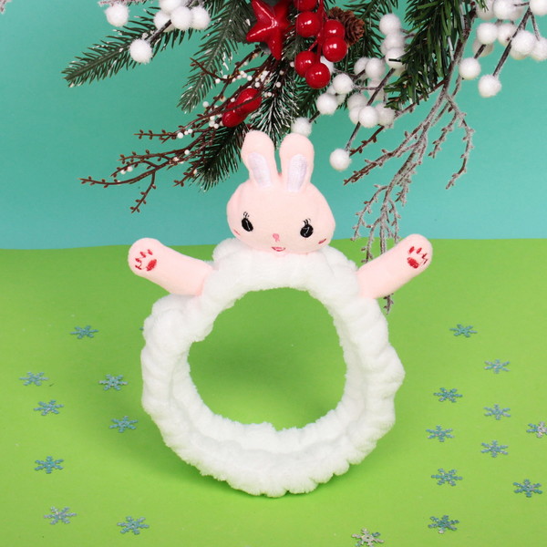 Повязка на голову "Кокетка - Bunny Kika", микс 4 цвета, 6*20 см