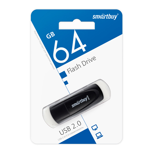 UFD 2.0 SmartBuy 064GB Scout Black (SB064GB2SCK)