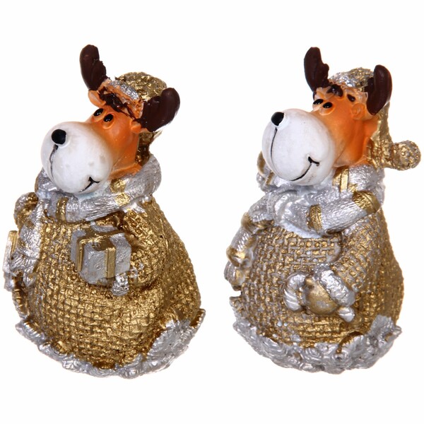 Фигурка "Лось нарядный" 8,5 см