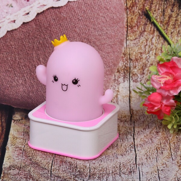 Светильник-ночник "Stella-Доброе привидение" 14*9,5см 7 цветов, на батарейках + USB