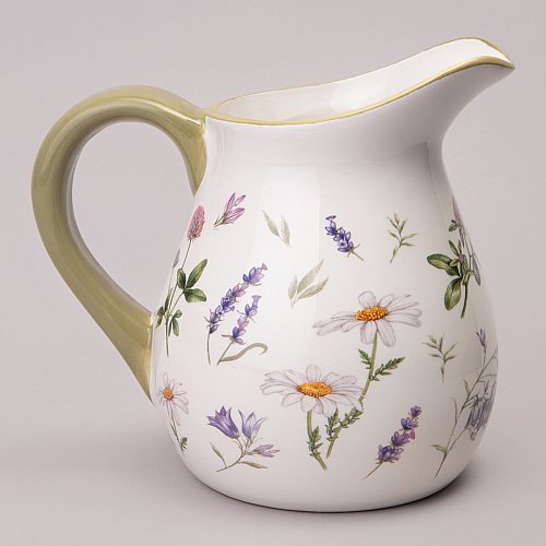 КУВШИН AGNESS, FLOWER STORY, 18*13*16, 5 СМ 1150 МЛ, КОР=16ШТ.