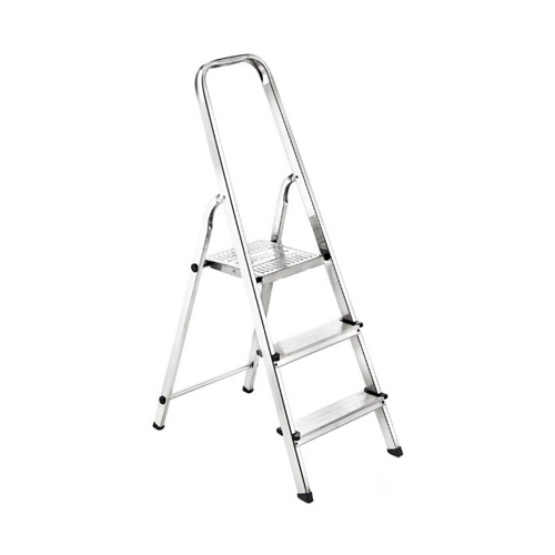 Стремянка алюм. 3 ступ. высота до платформы 64см, 41х90х114см, вес 2,62кг UFUK Турция (1/1)