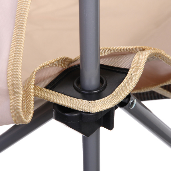 Кресло складное 2 в 1 до 100 кг DC-8077, 83*55/110*85 см, цвет: бежевый, Турист Мастер