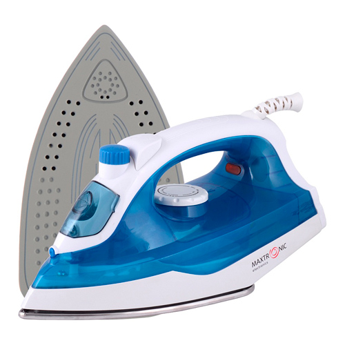 Утюг MAXTRONIC MAX-191, 1600 Вт, синий+белый