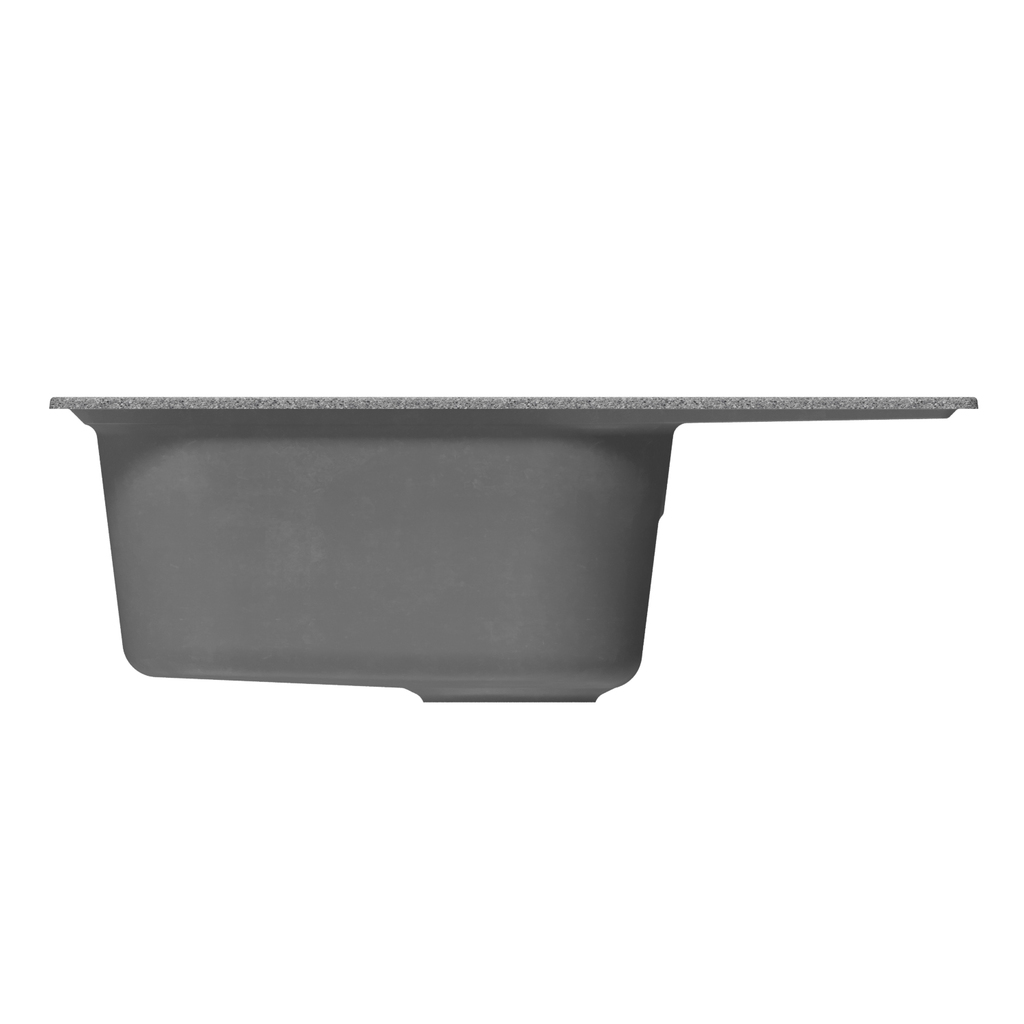 Мойка ML-GM18 с крылом, темно-серая, 309, 640*490*190мм NEW