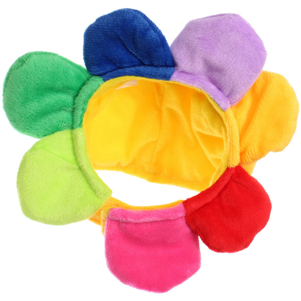 Шапка для собак и кошек "Ромашка", цвет как на фото, р S