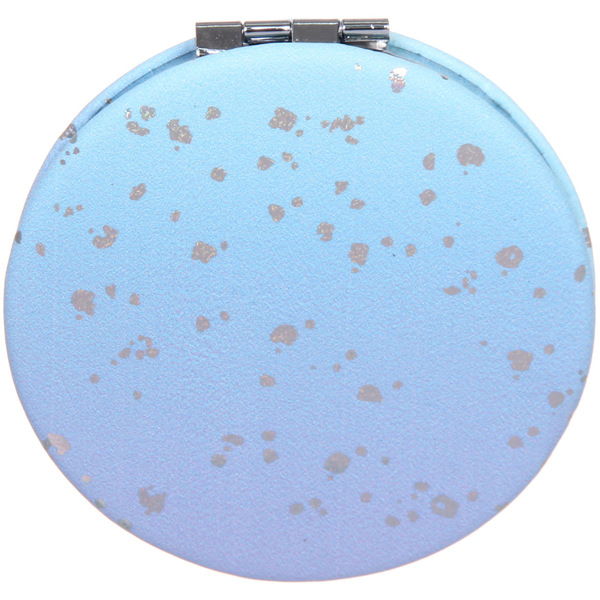 Зеркало косметическое двойное "ФРАТЕЛЛИ", блеск, 6*6см (пакет с подвесом)