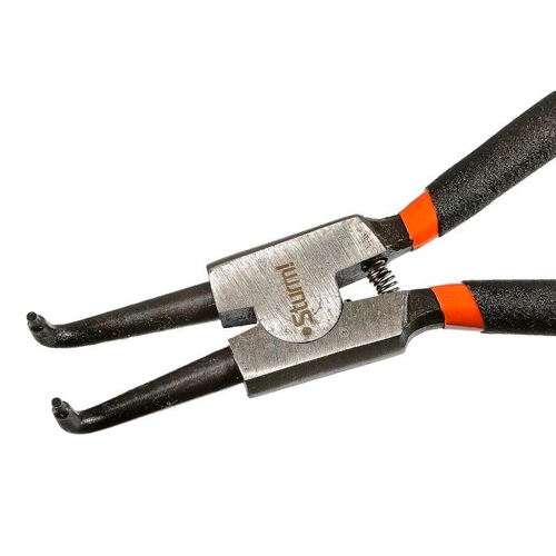 Съёмник стопорных колец 170 мм, изогнутые губки, разжим STURM 1020-12-02-170