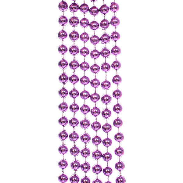 Бусы на ёлку 2,0 м "Шарик средний" d-8мм, Лаванда