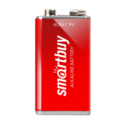 Батарейка алкалиновая Крона Smartbuy 6LR61/1B (12/240) (SBBA-9V01B)