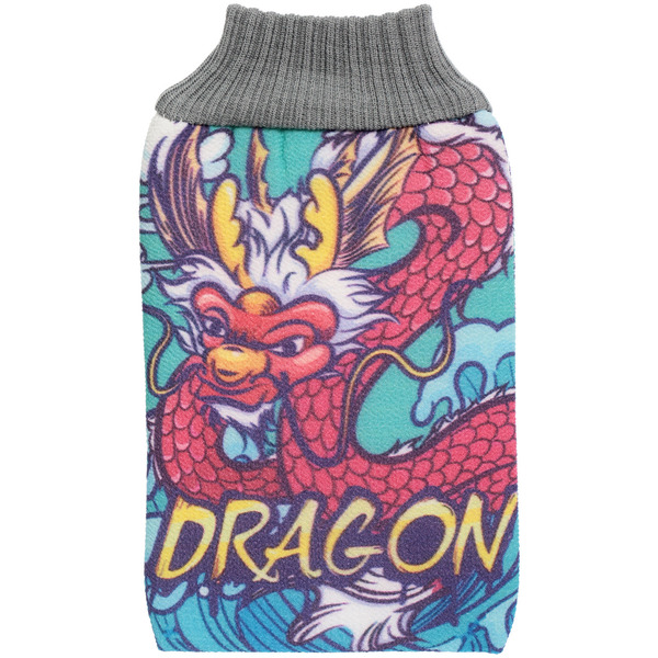 Мочалка - варежка скрaбирующая  "Premium - DRAGON", 22.5*14.5*15см  (ZIPпакет)