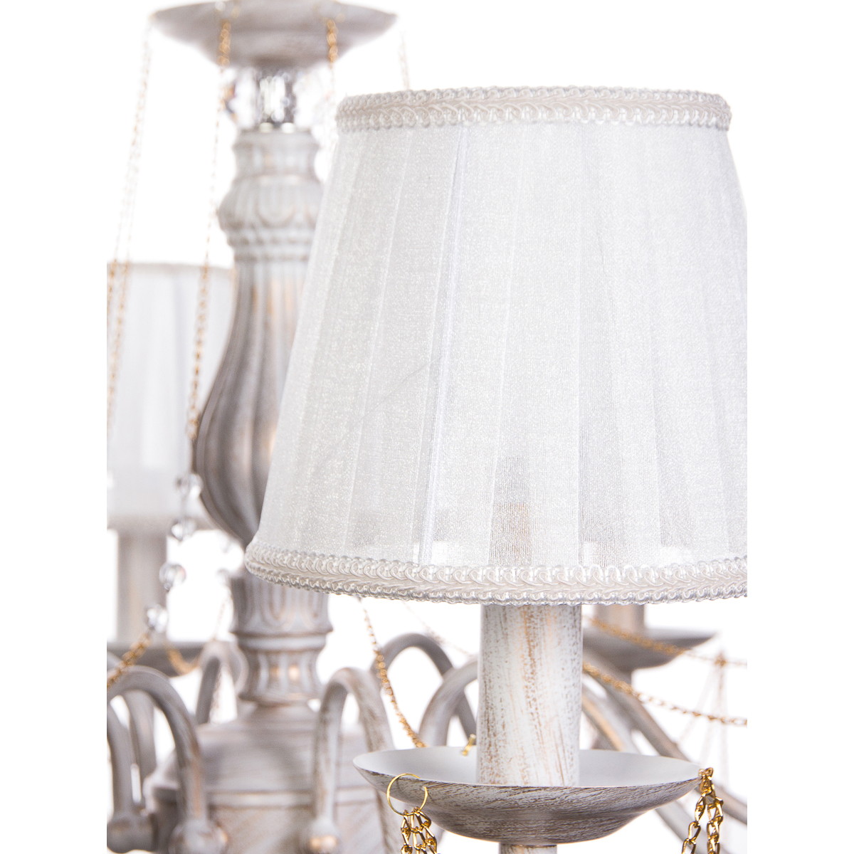 Люстра 5*40Вт Е14 60*60*100см 29-P8510/WH+G