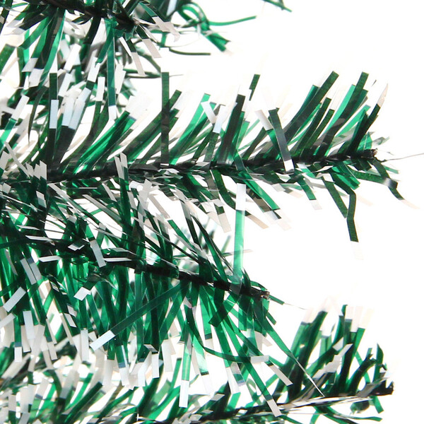 Ёлка "Метелица" 34 см, ПВХ белый иней (30 веток)