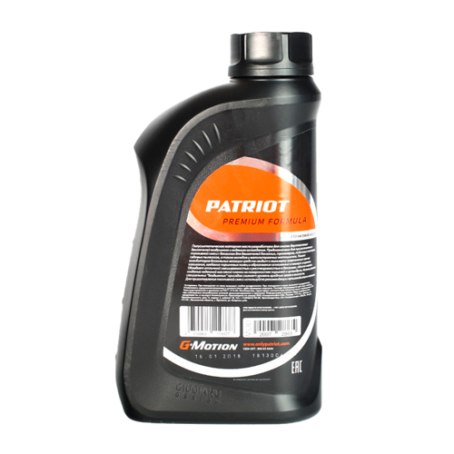 Масло полусинтетическое PATRIOT G-Motion 2Т EURO 1 л