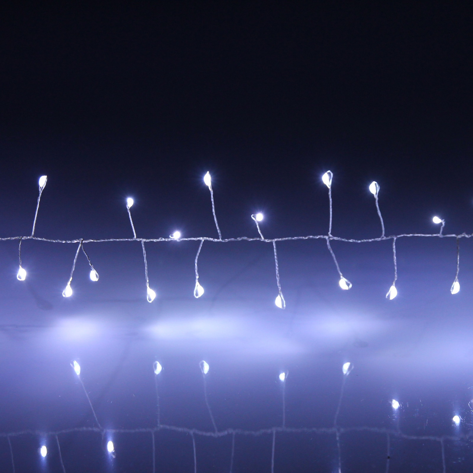 Гирлянда для дома 2,0 м 150 ламп LED  "Мишура", IP-40, Белый