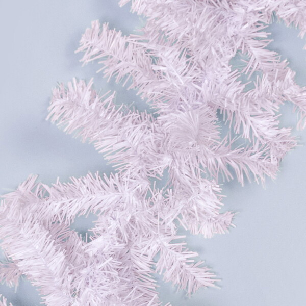 Гирлянда хвойная "Снежинка" 2,7 м (220 веток) ПВХ, Белый