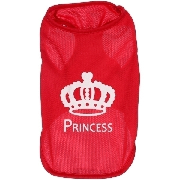 Майка для кошек и собак мелких пород "Бонита на стиле", мамина принцесса, размер S (обхват шеи 24, длина спинки 24см, объем груди 38см, от 2 до 4кг)