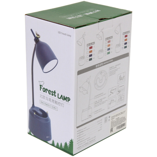 Настольная лампа "Sweet - Forest" LED, 16.5*11.5*40.5 см LED, USB 3w 5v, Синий