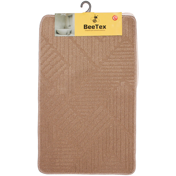 Комплект ковриков для ванной и туалета BEE TEX 55x90 + 45x55 мокко МС 3-002