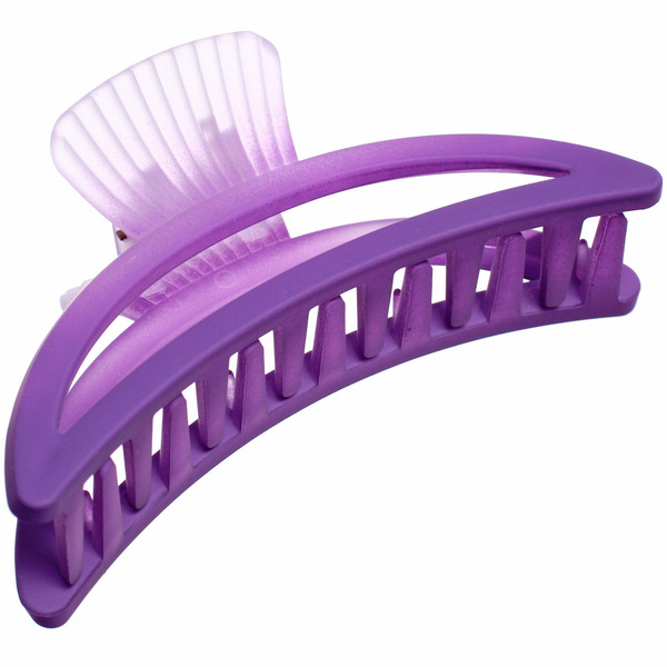 Заколка-краб для волос "Мон Ляруш", классика, микс 6 цветов, 9,5см (Блистер)