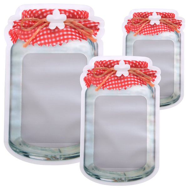 Набор герметичных пакетов для хранения "Домашние закрома", 3шт. 2 цв