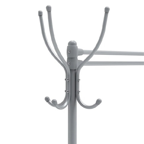 Вешалка гардеробная с полками ВГП90-6, матовый серый