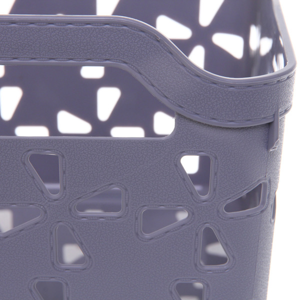 Корзина для хранения "БРУТТИ", цвет серая гавань, 26*17*17см (лейбл)