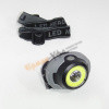 Фонарь налобный MINI HEADLIGHTS PORTABLE KX-1802, 1диод+10 диодов мини, 3 режима