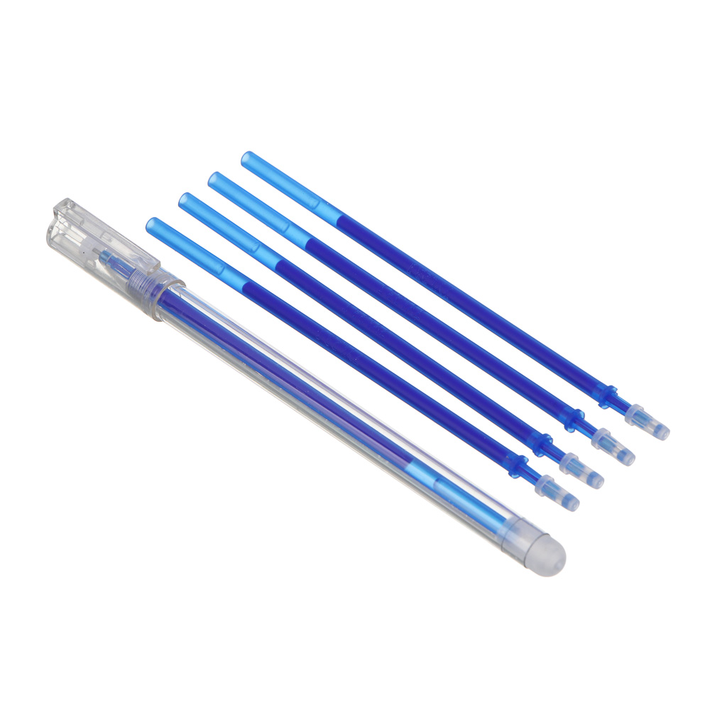 ClipStudio Ручка гелевая "пиши-стирай" синяя в наборе с 4 стержнями, блистер