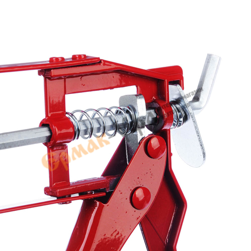 Пистолет для герметика скелетный HEADMAN с мет. фиксаторм 225мм, 1/40