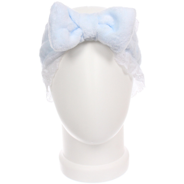 Повязка на голову "МАРМЕЛАД", цвет небесный, 20*8.5см (ZIP пакет)