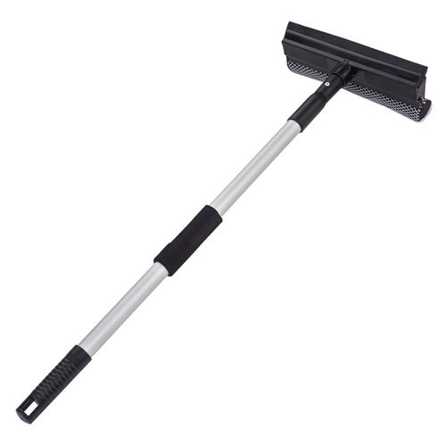 Окномойка телескопическая ручка 90см, резинка 20cм, насадка поролон, 1/100