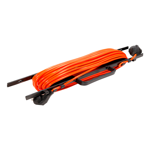 Удлинитель на рамке с вилкой и розеткой 2P+PE/10 метров 3х1,0мм2 16А/3,5кВт IP44 (SBE-16-1-50-F)/10